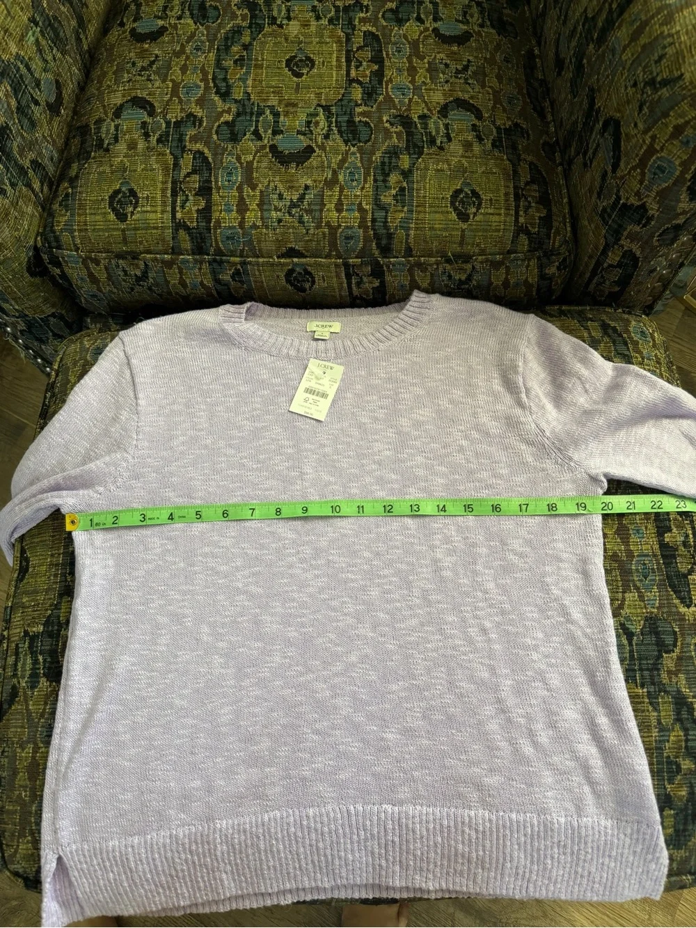 J.Crew Factory Lightweight Crewneck Sweater Lavender Heather Size Small NWT